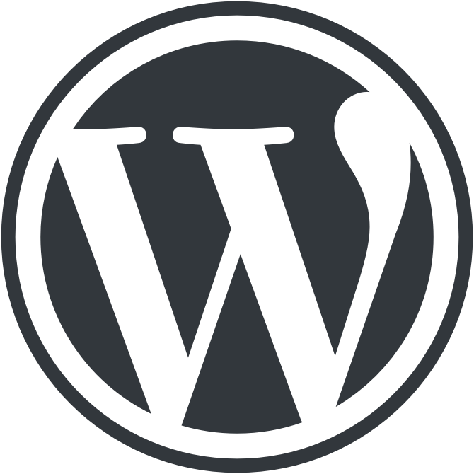WordPress logo icon